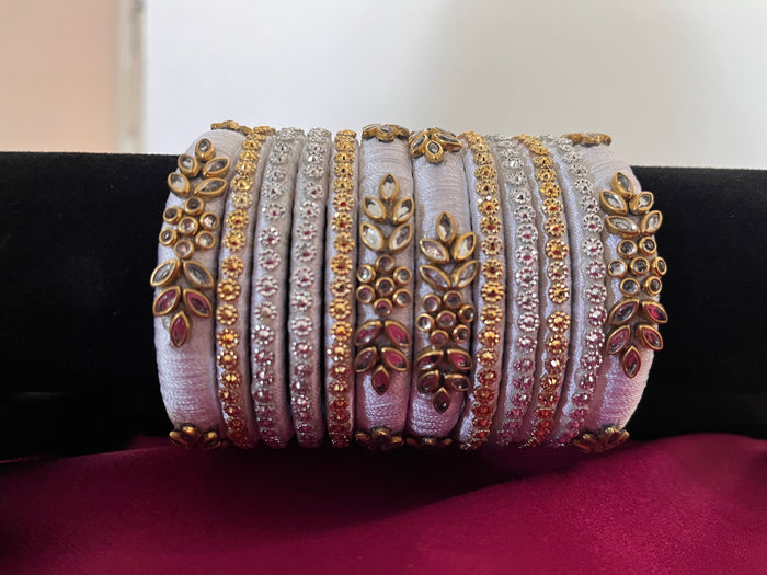 Silk thread bangles - 2.6