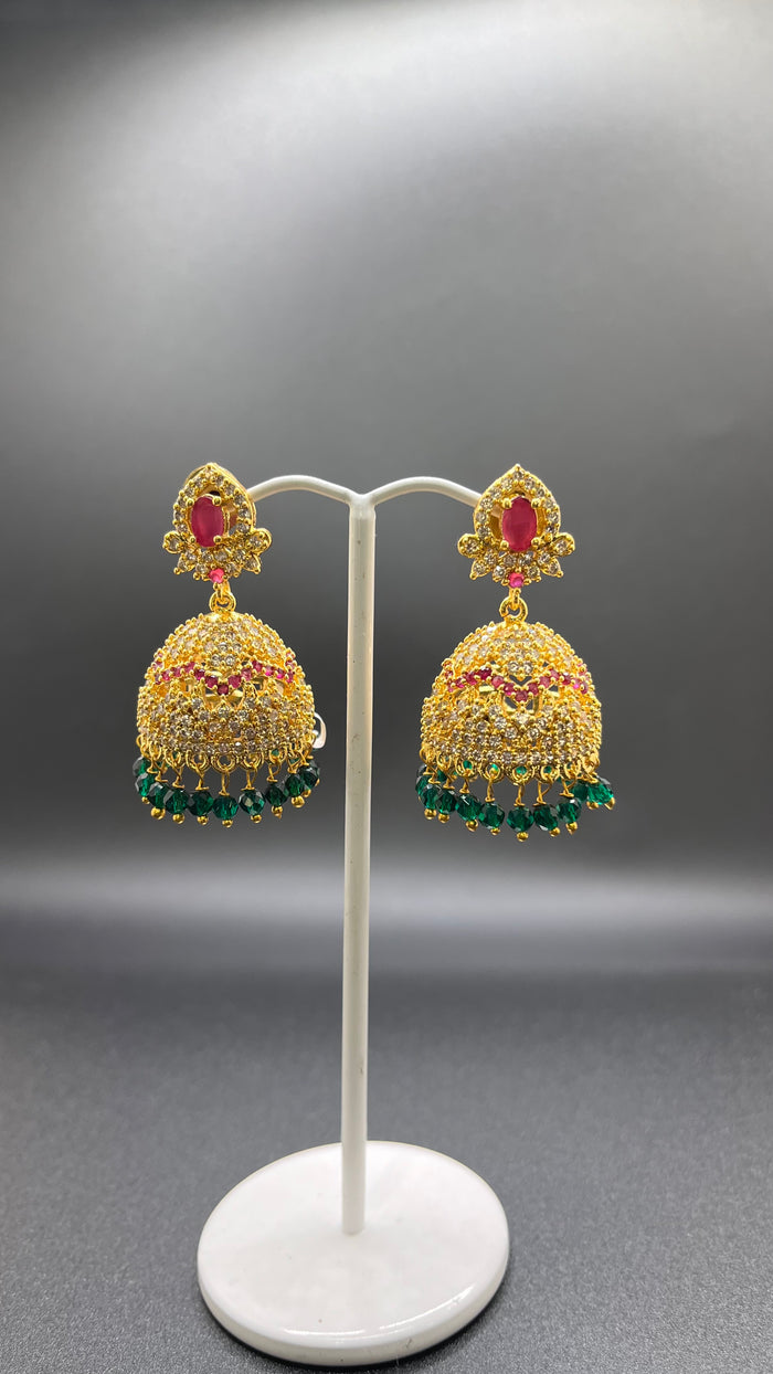 CZ earrings