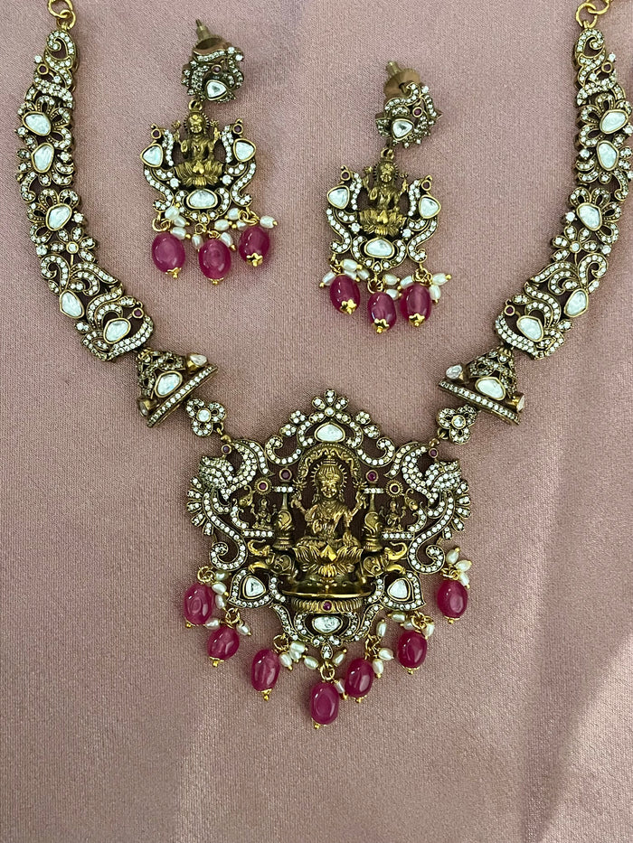 Victorian Kante with Lakshmi pendant