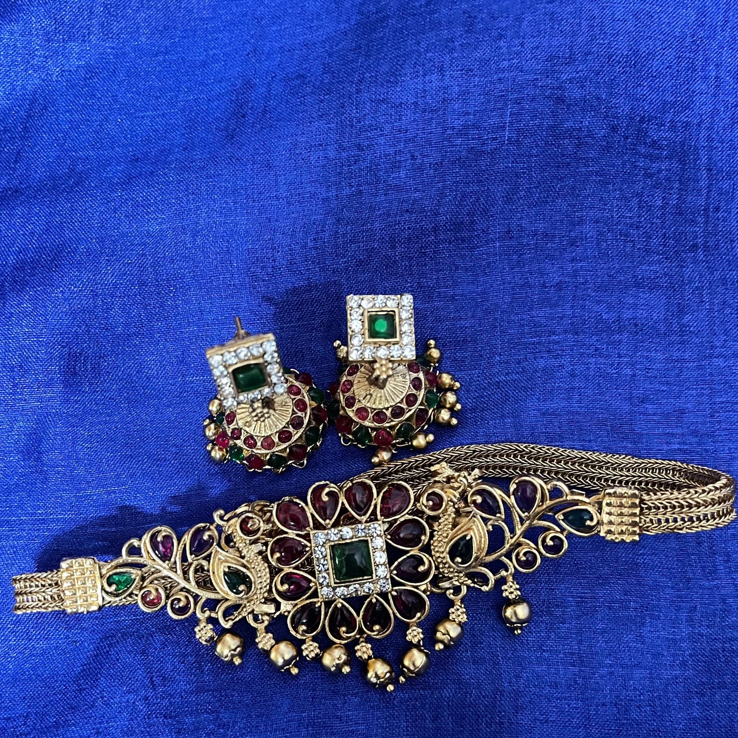Kempu Jadau Choker Set