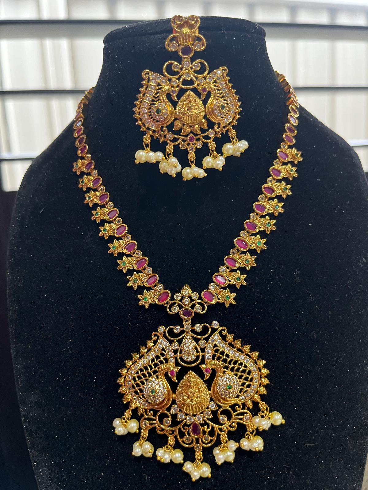 Antique Lakshmi Devi Necklace Set