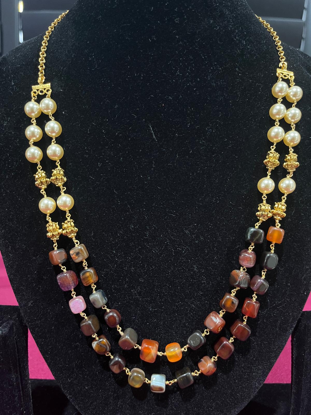 Layered Pearls Chain