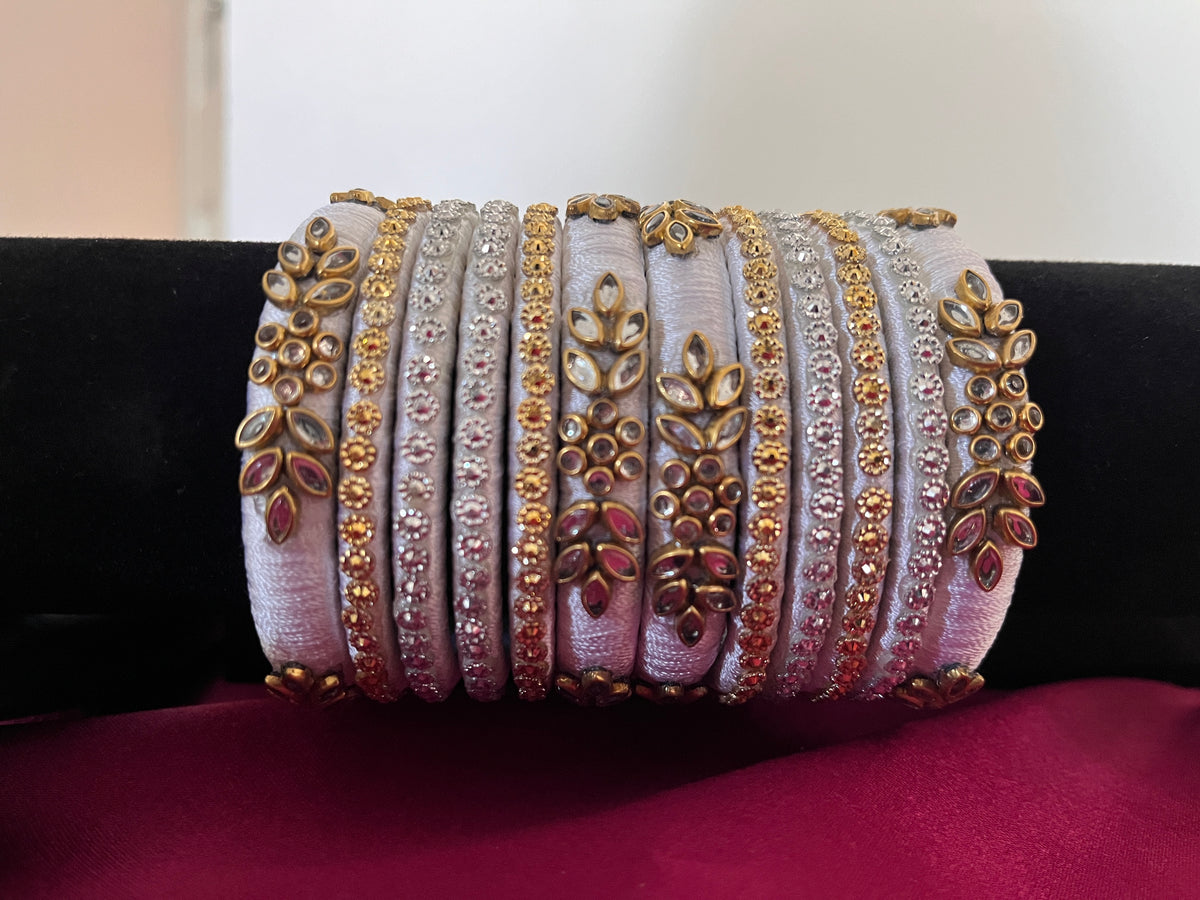 Silk thread bangles - 2.6
