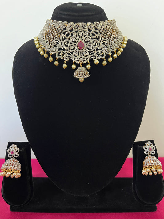 CZ choker set