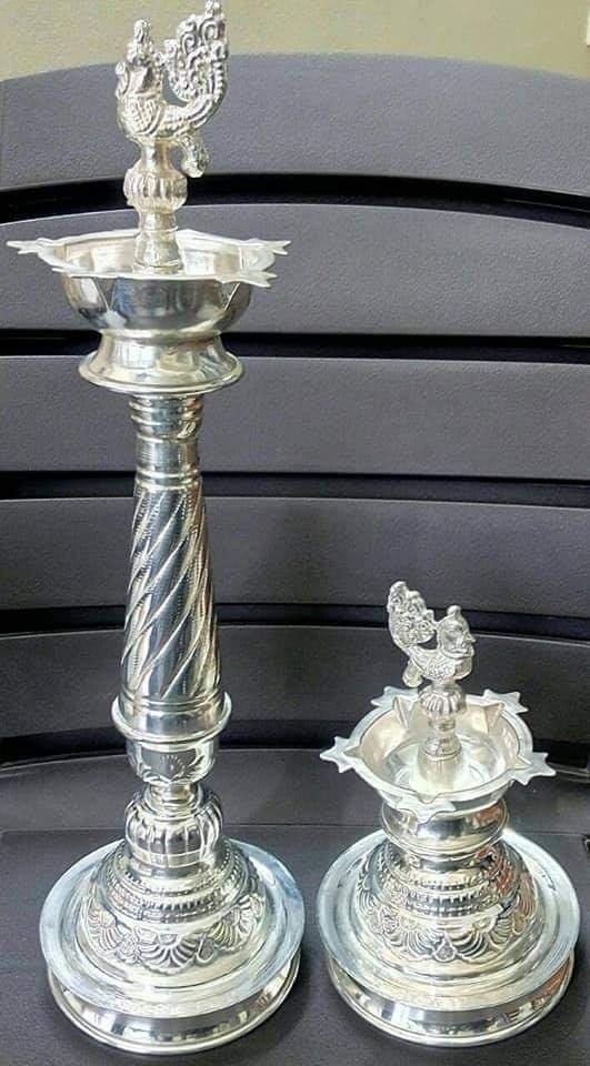 Traditional Indian lamps (Diyas)