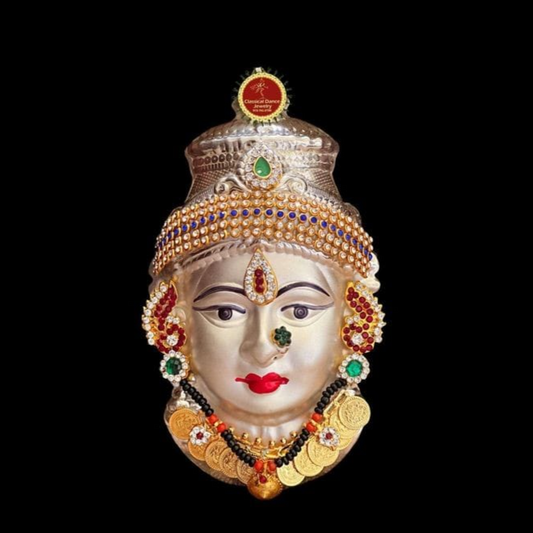 White Metal Lakshmi Mokam