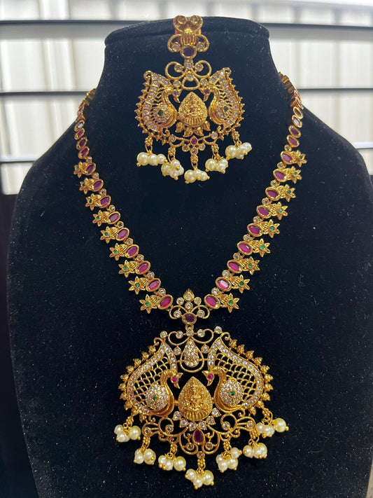 Antique Lakshmi Devi Necklace Set