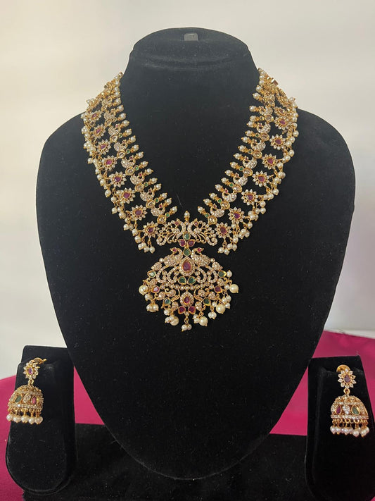 Grand Antique pearl Necklace set