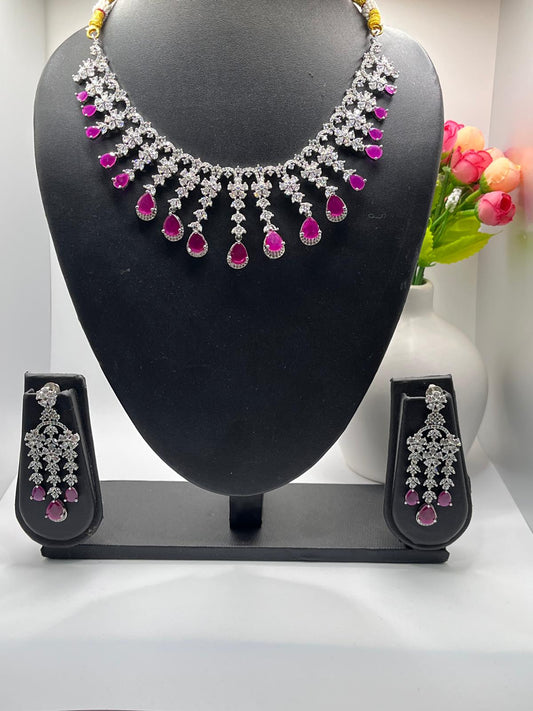 Beautiful CZ Necklace set